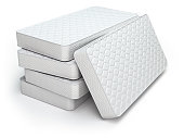 White mattress isolated