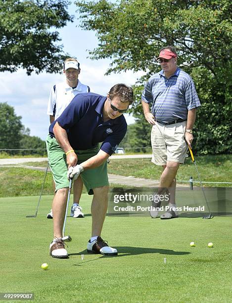 Monday, August 2, 2010 -- Former University of Maine hockey players participate in the annual Shawn Walsh Memorial Golf Tournament at Sable Oaks golf...