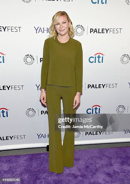 Kirsten Dunst attends PaleyFest New York 2015 - "Fargo" at The Paley Center for Media on October 16, 2015 in New York City.