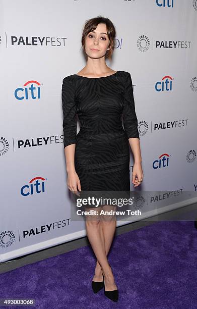 Cristin Milioti attends PaleyFest New York 2015 "Fargo" at The Paley Center for Media on October 16, 2015 in New York City.