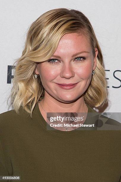 Actress Kirsten Dunst attends PaleyFest New York 2015 "Fargo" at The Paley Center for Media on October 16, 2015 in New York City.