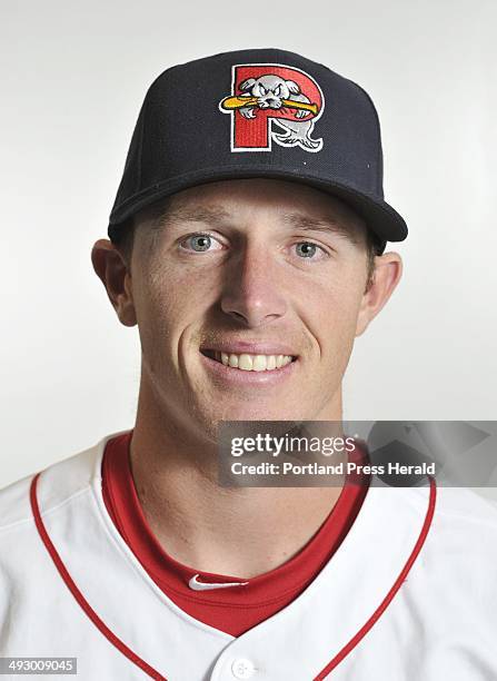 Wednesday, April 6, 2011 -- Portland Sea Dog team's player and coaches photos. Outfielder Mitch Dening.