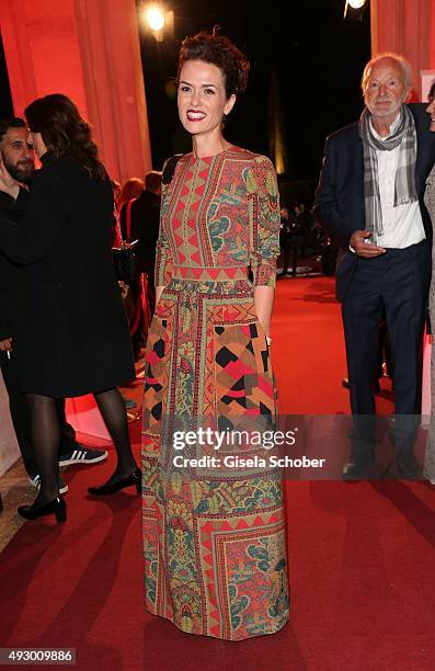 Melika Foroutan during the Hessian Film and Cinema Award 2015 at Alte Oper on October 16, 2015 in Frankfurt am Main, Germany.