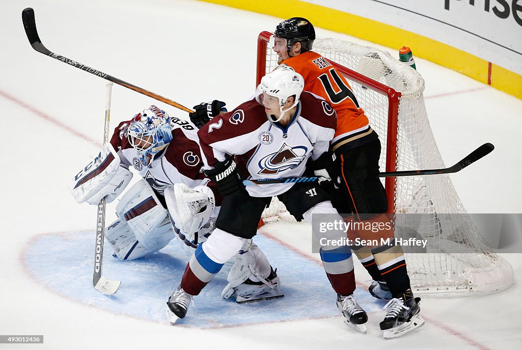 Colorado Avalanche v Anaheim Ducks