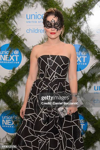 Sophia Bush attends UNICEF Neverland Masquerade Ball at Moonlight Studios on October 16, 2015 in Chicago, Illinois.