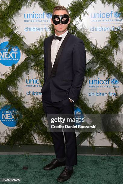 Brian Geraghty attends UNICEF Neverland Masquerade Ball at Moonlight Studios on October 16, 2015 in Chicago, Illinois.