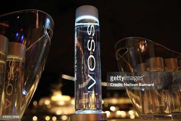 Voss water on display at the Blue Moon Burger Bash presented by Pat LaFrieda Meats hosted by Rachael Ray - Food Network & Cooking Channel New York...