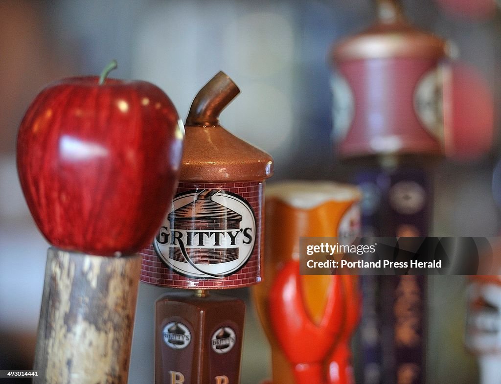 Richard Pfeffer and Ed Stebbins are co-founders of Gritty McDuff's Brewing Company, on Fore Street i