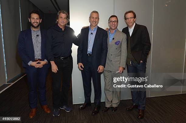 Ben Leventhal, David Rockwell, Danny Meyer, Peter Elliot and Dan Barber attend FOODi: The Future Of Food & Business In Cooperation With Bloomberg LP...