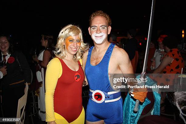 Grand Prize winners Stacey Pasternak and Shiran Pasternak, dressed as Cheetara and Lion-O from the "ThunderCats" animated TV series. Staff photo