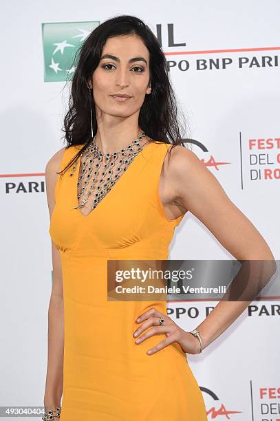 Laetitia Eido attends a photocall for 'Fauda' during the 10th Rome Film Fest at Auditorium Parco Della Musica on October 17, 2015 in Rome, Italy.