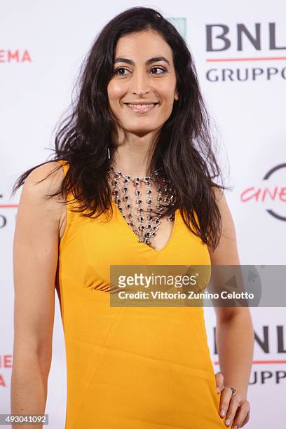 Laetitia Eido attends a photocall for 'Fauda' during the 10th Rome Film Fest at Auditorium Parco Della Musica on October 17, 2015 in Rome, Italy.