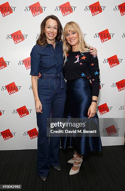 Stylist Editor Lisa Smosarski and Edith Bowman attend day three of Stylist Magazine's first ever 'Stylist Live' event at the Business Design Centre...