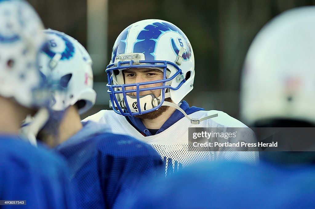 November 19, 2013ë¦?Kennebunk High School football quarterback Nick