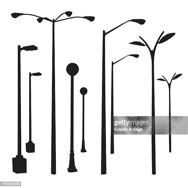 street lighting - street light stock illustrations