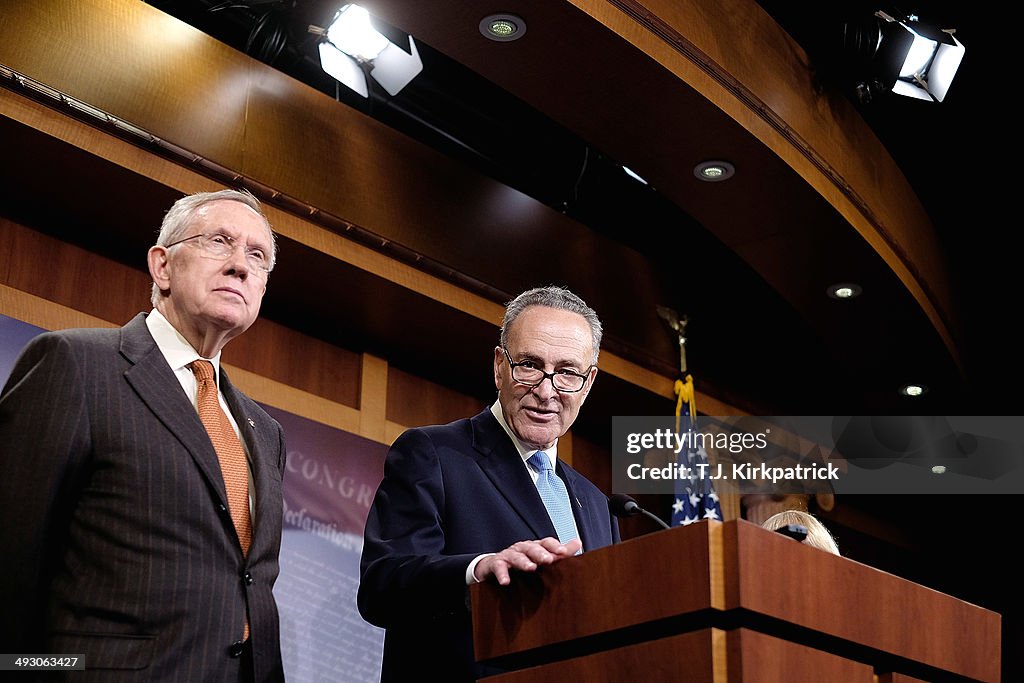 Senate Democratic Leadership Holds News Conference On Immigration