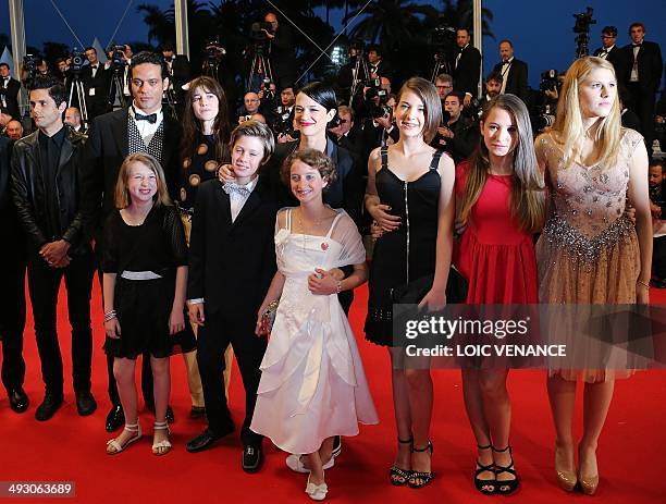 Italian actress and director Asia Argento , US musician and actor Justin Pearson , Italian actor Gabriel Garko , French actress Charlotte Gainsbourg...