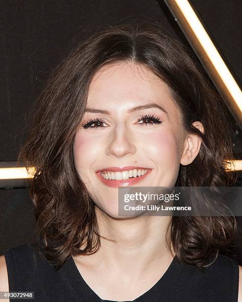 Erin Sanders attends opening night of "The Alone Experience: Absorption" on October 16, 2015 in Los Angeles, California.