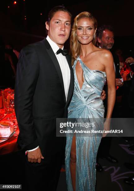 Art dealer Vito Schnabel and tv personality Heidi Klum attend amfAR's 21st Cinema Against AIDS Gala Presented By WORLDVIEW, BOLD FILMS, And BVLGARI...