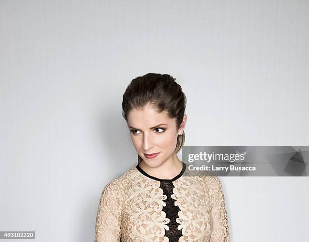 Actress Anna Kendrick attends The Daily Front Row's Third Annual Fashion Media Awards at the Park Hyatt New York on September 10, 2015 in New York...