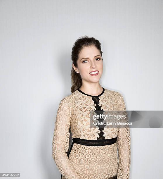 Actress Anna Kendrick attends The Daily Front Row's Third Annual Fashion Media Awards at the Park Hyatt New York on September 10, 2015 in New York...