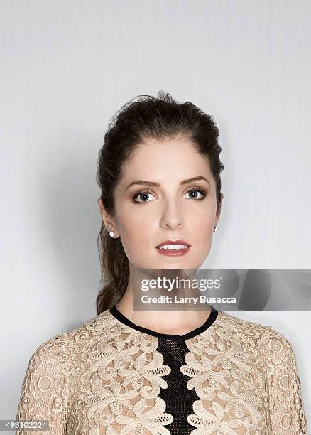 Actress Anna Kendrick attends The Daily Front Row's Third Annual Fashion Media Awards at the Park Hyatt New York on September 10, 2015 in New York...