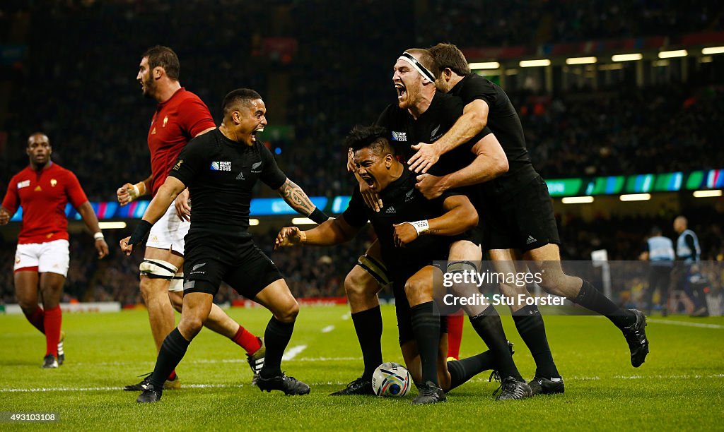 New Zealand v France - Quarter Final: Rugby World Cup 2015