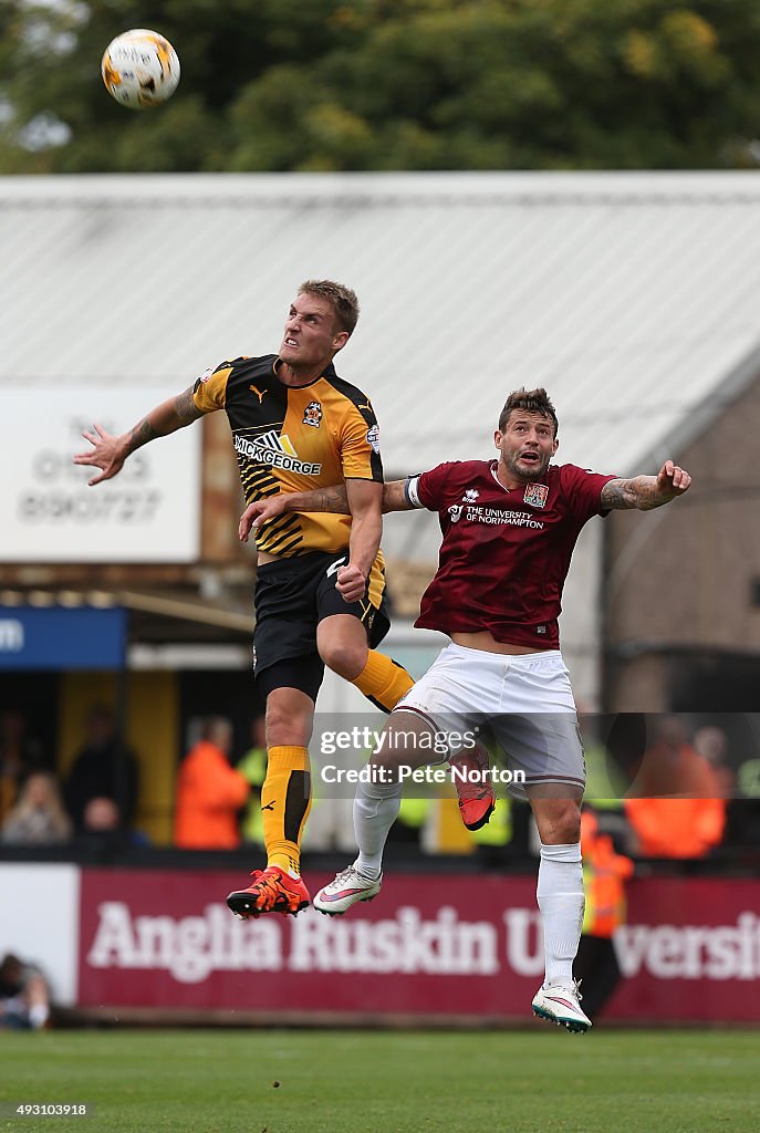 Cambridge United v Northampton Town - Sky Bet League Two