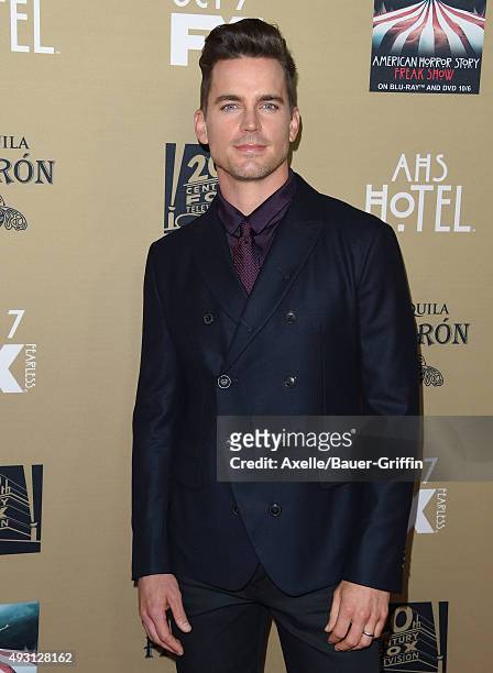 Actor Matt Bomer arrives at the premiere screening of FX's 'American Horror Story: Hotel' at Regal Cinemas L.A. Live on October 3, 2015 in Los...