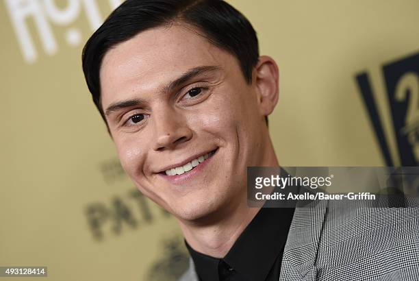 Actor Evan Peters arrives at the premiere screening of FX's 'American Horror Story: Hotel' at Regal Cinemas L.A. Live on October 3, 2015 in Los...