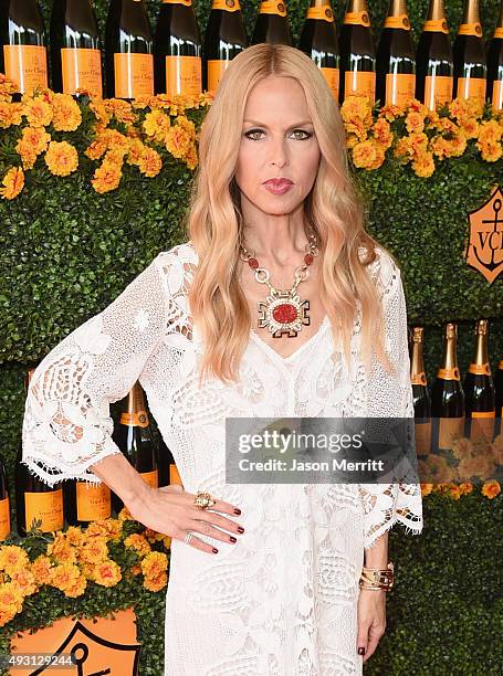 Rachel Zoe attends the Sixth-Annual Veuve Clicquot Polo Classic at Will Rogers State Historic Park on October 17, 2015 in Pacific Palisades,...