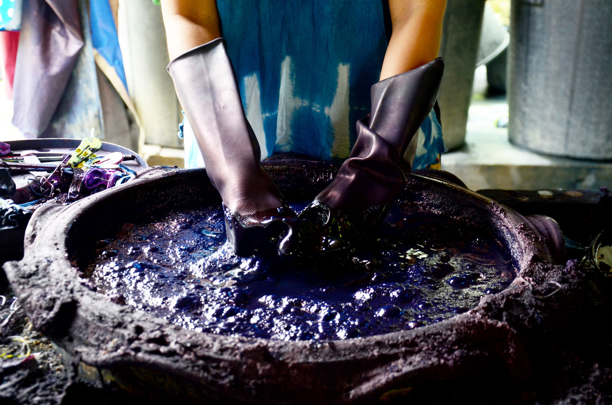 dye bath preparation