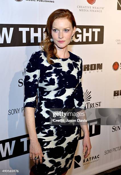 Actress Wrenn Schmidt arrives at the "I Saw The Light" Nashville Premier at The Belcourt Theatre on October 17, 2015 in Nashville, Tennessee.