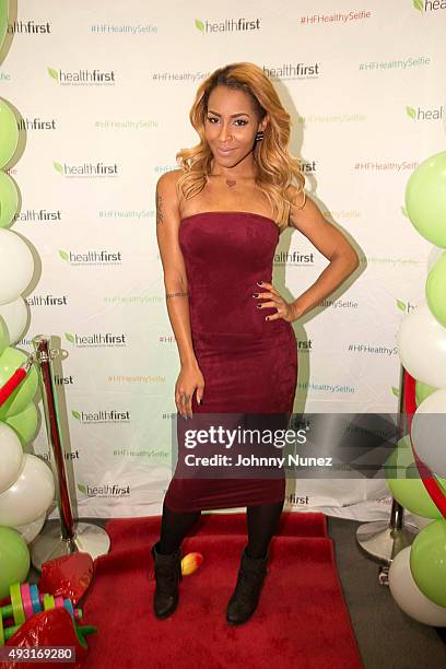 Amina Buddafly attends the 2015 Circle Of Sisters Expo at Jacob Javitz Center on October 17 in New York City.