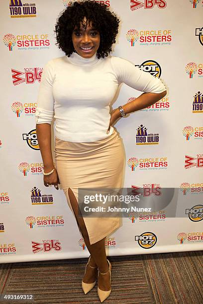 Yandy Smith attends the 2015 Circle Of Sisters Expo at Jacob Javitz Center on October 17 in New York City.