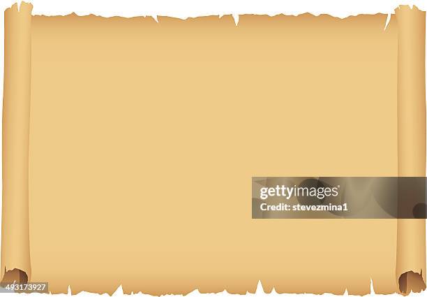 bildbanksillustrationer, clip art samt tecknat material och ikoner med blank scroll - ancient scroll