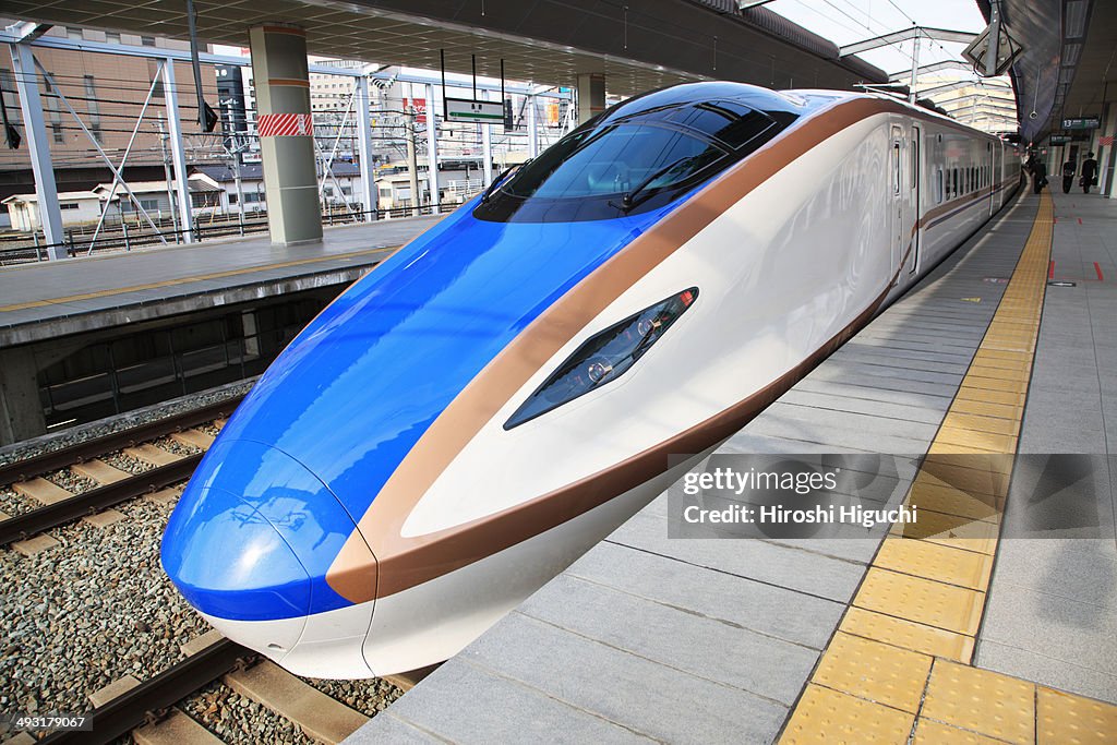 Nagano Shinkansen Bullet train, Japan