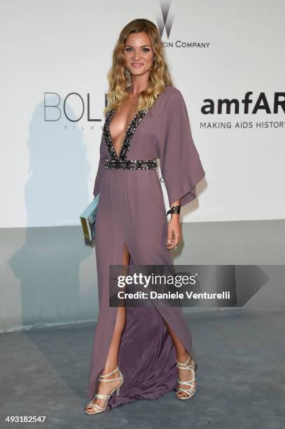 Fiammetta Cicogna attends amfAR's 21st Cinema Against AIDS Gala Presented By WORLDVIEW, BOLD FILMS, And BVLGARI at Hotel du Cap-Eden-Roc on May 22,...