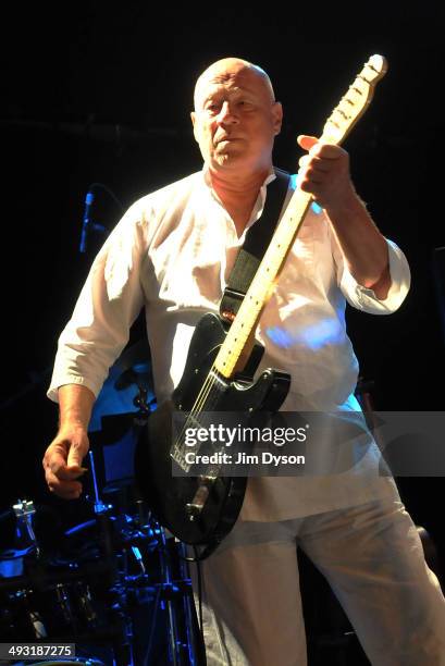 Neil Innes, as Ron Nasty, of The Rutles performs live on stage at the Islington Academy on May 22, 2014 in London, United Kingdom.