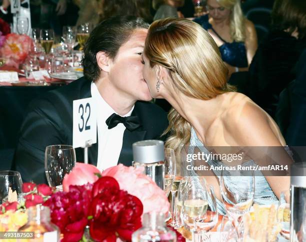 Vito Schnabel and Heidi Klum attend amfAR's 21st Cinema Against AIDS Gala Presented By WORLDVIEW, BOLD FILMS, And BVLGARI at Hotel du Cap-Eden-Roc on...