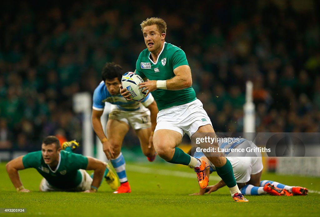 Ireland v Argentina - Quarter Final: Rugby World Cup 2015