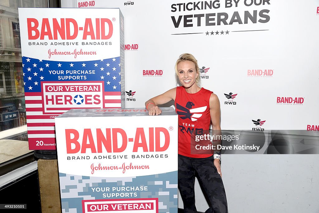 Band-Aid Brand & Team Red, White And Blue Host CrossFit Event For Veteran Heroes With Tim & Elisabeth Hasselbeck