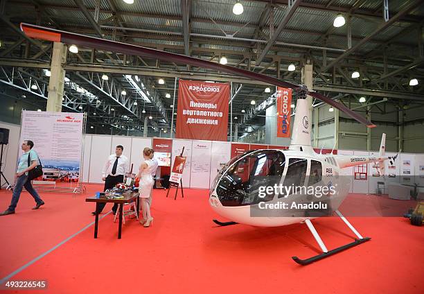 Expoding Helicopter 612 International Exhibition Of Helicopter Industry Stock Photos, High ...