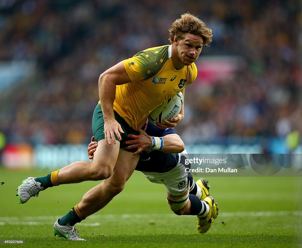 Australia v Scotland - Quarter Final: Rugby World Cup 2015