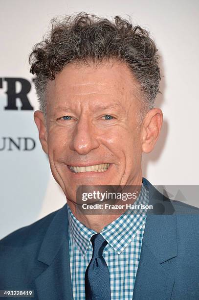 Musician Lyle Lovett attends the Annenberg Space for Photography Opening Celebration for "Country, Portraits of an American Sound" at the Annenberg...