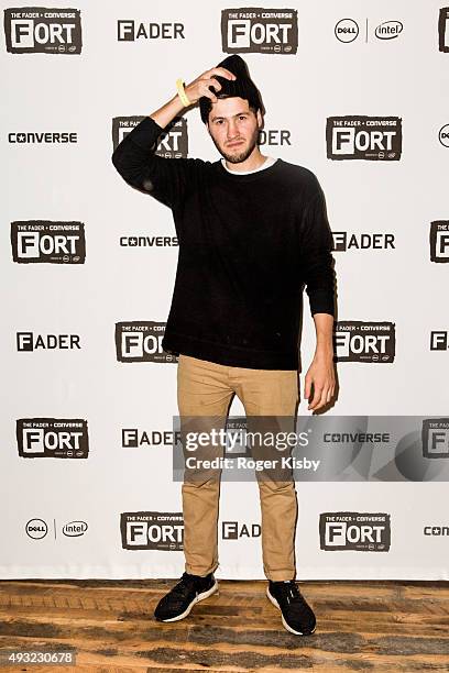 Baauer attends the Fader Fort presented by Converse at Converse Rubber Tracks Studio on October 17, 2015 in Brooklyn, New York.