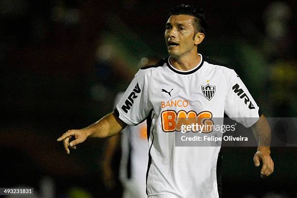 Datolo of Atletico-MG in action during the match between Vitoria and Atletico-MG as part of Brasileirao Series A 2014 at Alberto Oliveira Stadium on...