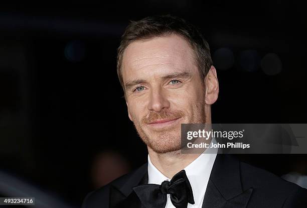 Michael Fassbender attends the "Steve Jobs" Closing Night Gala during the BFI London Film Festival, at Odeon Leicester Square on October 18, 2015 in...