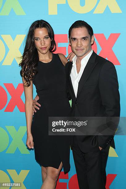 Cast members Caroline Ford and Reece Ritchie during the FOX 2014 FANFRONT event at The Beacon Theatre in NY on Monday, May 12, 2014.