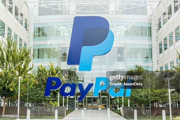 paypal sede de san jose - paypal imagens e fotografias de stock